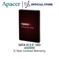 APACER AS350X SATA III 2.5" SSD (128GB / 256GB / 512GB / 1TB) HIGH SPEED INTERNAL SOLID STATE DRIVE 