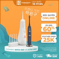 Combo Tăm Nước WFH-001 + Bàn Chải Điện ETH-001 HAWONKOO Hàng Chính Hãng - Thương Hiệu Hàn Quốc
