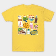 Vintage 1950s Classic Retro Food T-Shirt Authentic Cotton 1 New Products Fashion Tight-Fitting Cute