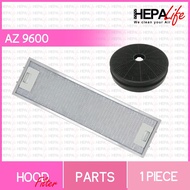 Aerogaz AZ9600 / AZ-9600 / AZ 9600 Compatible Cooker Hood Carbon filter &amp; Grease Filter - Hepalife