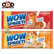 [ BLESSING ] Wow Instant Spaghetti Spaghetti 88gr Creamy Carbonara Meaty Bolognese Halal Instant Noo