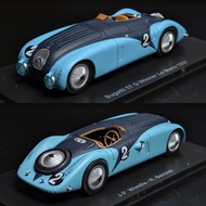 Hachette x Spark Bugatti 57 G - Winner Le Mans 1937 - J-P Wimille - R. Benoist - 1/43 Scale