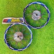 RIM ALLOY PETAK THAI + JEJARI TITANIUM + HUB CHROM PNP MOTOR EX5 DREAM / EX5 LAMA
