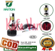 Lampu Utama LED Motor HID LED 6 Sisi Mata AC DC Original BY RTD Motor Bebek Matic Kopling H6 H4 Univ