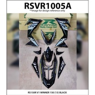 Rapido Cover Set Honda RS150R V1 V2 V3 Winner 150 (13) Black Red Silver White Blue Accessories Motor