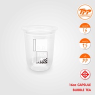 TPP (ยกลัง) แก้วแคปซูล 16oz พิมพ์ลาย 1000 ใบ PP ปาก 95