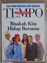 Majalah TEMPO Edisi Khusus BISAKAH KITA HIDUP BERSAMA 14 - 20 Agustus 2006