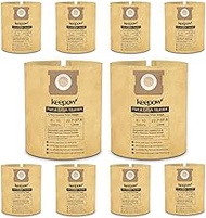 KEEPOW 10 PCS DXVA19-4101 6-10 Gallon Shop Vac Bags Compatible with DEWALT DXV04T 6-10 Gallon Wet Dr