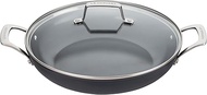 Le Creuset Essential Non-stick Ceramic Shallow Braiser with Glass Lid, 3.9 qt.​