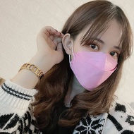 TH MIN หน้ากากอนามัย KF94 หน้ากาก4D หน้ากากทรงเกาหลีสำหรับผู้ใหญ่ หายใจสะดวก（10ชิ้น）