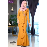 BAJU KURUNG MODEN SET FAMILY SEDONDON IBU ANAK BAJU RAYA 2024 MANIS KURUNG MUSTARD KUNING BAJU MELAYU SLIM FIT BUDAK KIDS AYAH CANTIK AC BAJU MELAYU CEKAK MUSANG