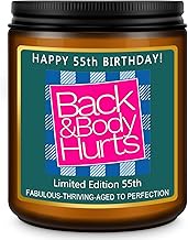 55th Birthday Jar Candle