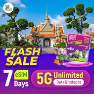 AIS eSIM【Thailand】1-7Days HighSpeed Thailand Travel Sim Card UNLIMITED HOTSPOT 35GB 泰国上网卡 esim卡