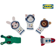 IKEA AFTONSPARV Aflon Sparf Finger Doll Set Of 5 Multicolor