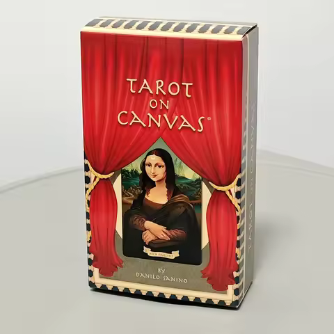 Tarot on Canvas - A Stroll Through A Virtual Museum, 78 Pcs Tarot Cards Based on Rider Waite System