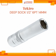 MATA TEKIRO DR 6 pt 14 mm Long Socket Bit 14 mm Long Deep Wall Socket Socket Wrench