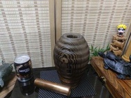 日本早期老物件  屋久杉 小花瓶擺設