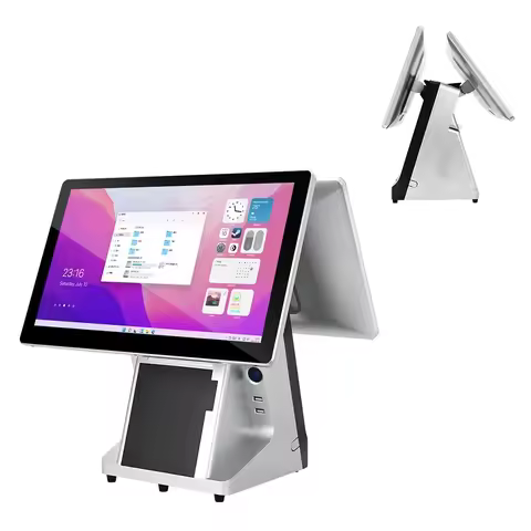 15.6 Inch Windows 10/11 Pos System Supply All In One Desktop Touch Screen Cash Register Pos System T