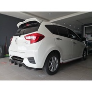 [ Myvi Gen3 PreFacelift ] - Rear Diffuser V1 PU Material Ready Stock