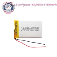 3.7V 1000mAh Lithium Polymer LiPo Rechargeable Battery Cells 503450 For Mp3 DVD PAD Camera Reco V