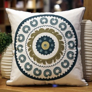 new crewel Canvas embroidered pillow Vintage Embroidery Pillow case Cushion Cover Ethnic National Ha