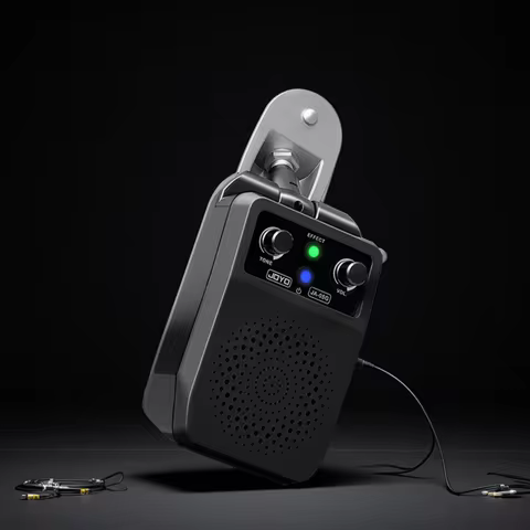 JOYO JA-05G Portable Guitar Plug Amplifier Built-in 4 Effects Plug and Play Mini Amp Speaker for Ele