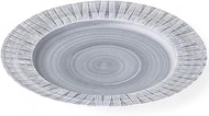Takumikaze Arita Ware 7.5 inches (19 cm) Plate, Gray Light Shabic Plate (7.5 inches (19 cm), Made in