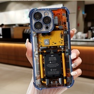 TEMU Classic Circuit Board Phone Case For Iphone 17, 16e, 16, 15, 14,...12, 11 Mini Pro Max /xr...xs