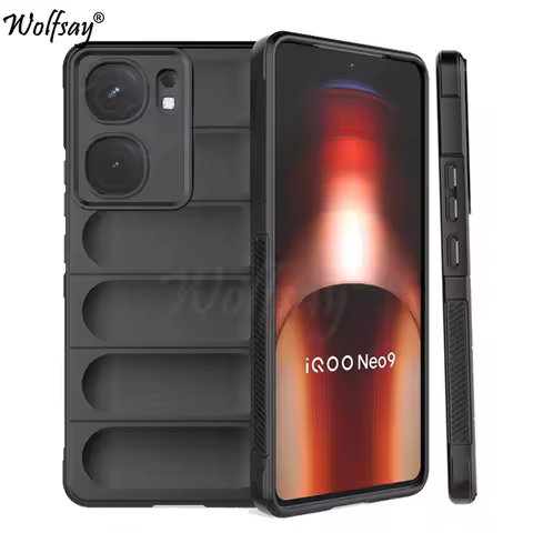 Shockproof Phone Case For Vivo iQOO Neo 9 Case Bumper Silicone Full Edge Back Cover For Vivo iQOO Ne