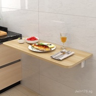 Small Dining Table Wall-Mounted Wall-Mounted Multi-Functional Foldable Storage Rack Single-Shelf Hom