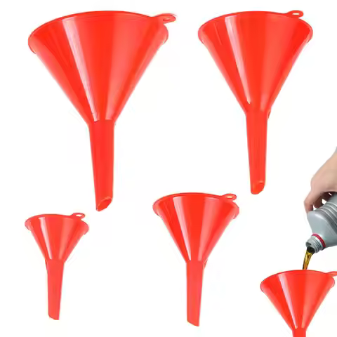 4 Sizes Car Plastic Funnels Refueling Liquid Funnels Tools Oil Filling Equipment Car Motorcycle Refu