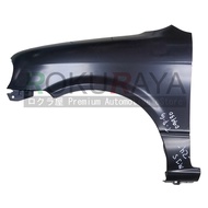 Perodua Kelisa (2001-2007) Front Side Fender Steel Besi Body Part OEM Replacement Spare Part Black R