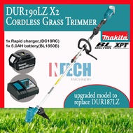 MAKITA DUR190LZX2 CORDLESS GRASS TRIMMER 18V LI-ION C/W 1x DC18RC RAPID CHARGER + 1x BL1850B 18V 5.0AH BATTERY