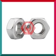 M12 P1.25 Fine Thread Stainless Steel 304 Nut