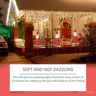 Christmas Decoration with Music, Adjustable Christmas Lights and Songs8Christmas Atmosphere with San