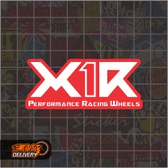 X1R Racing Sticker Size 7 x 3 Cm