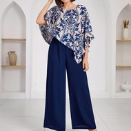 Miaspire Women's Two-Piece Daily WearWomen's Summer Vacation Print SuitSummer Vacation Outfits Woman