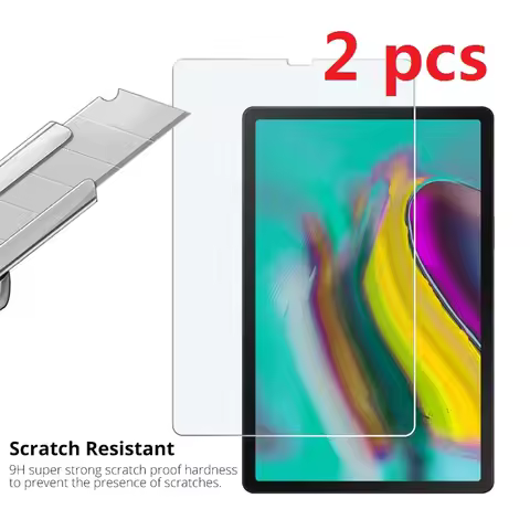 2 PCS Tempered Glass Screen Protector for Samsung Galaxy Tab A 10.1 2019 T510 T580 10.5 2018 T590 8.