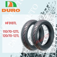 ยางนอก DURO HF918 110/70-12TL และ 120/70-12TL ราคาต่อ 1 เส้น