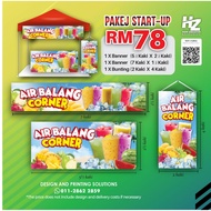 PAKEJ BANNER GERAI AIR BALANG (READY DESIGN AVAILABLE)