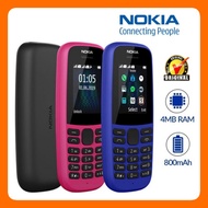 Original Nokia Malaysia105 (2019) Handphone Dual-SIM Card Slots Mobile Phone Version Long Lasting Battery Feature