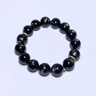 招財轉運 天然礦石 頂級 金運石 12 mm 手鍊