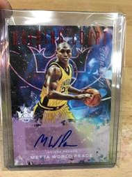[J.K收藏館]NBA公牛.湖人.溜馬.總冠軍.明星賽.最佳防守.Metta World Peace.限量49張簽!