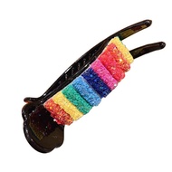 Jepit Rambut Bulat Wanita Korea Jedai Rambut Manik-Manik Hair Claw Jepit Rambut Fashion Import Akses