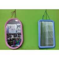 CERMIN DINDING/CERMIN BILIK AIR/CERMIN/Cermin Dinding oval /Cermin Dinding Square /Mirror