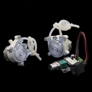 WeiLaiKeQi Small Water Pump DC 6V-12V Micro Peristaltic Pump Compact PP Material Liquid Squeeze Pump