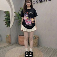 Horse i love you 2026 loose-sleeved t-shirt, 4c cotton