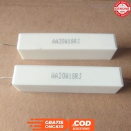 R CHALK 20 WATT 18 OHM RESISTOR AA20W18RJ Minimum Buy 2 Pcs