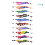 Mary 10Pcs set Freshwater Saltwater Fishing Jig Hard Octopuses Jig Fishing Squid Jig Lures Jig Squid