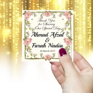 PROMO STICKER 4CM 1000PCS RM80, 5CM 1000PCS RM100